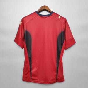 Maglia Portiere italia rossa 2006 dettaglio posteriore