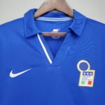 Maglia Italia home mondiali Francia 98 dettaglio colletto