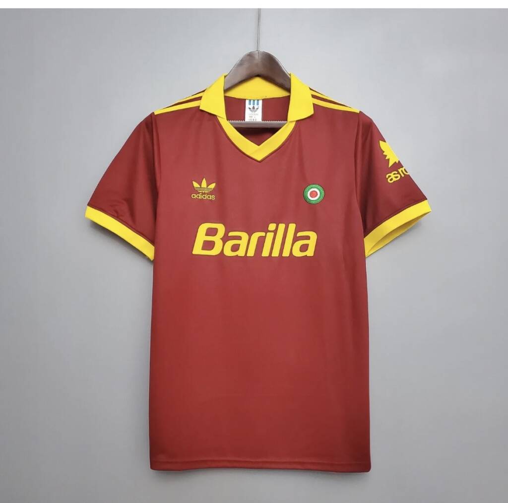 maglia roma 91-92 home retro vintage 1 Maglia Roma 91-92