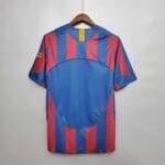 Maglia Barcelona 2006 UEFA Champions League Home dettaglio posteriore Maglia Barcellona 2006 UEFA Champions League Home dettaglio posteriore