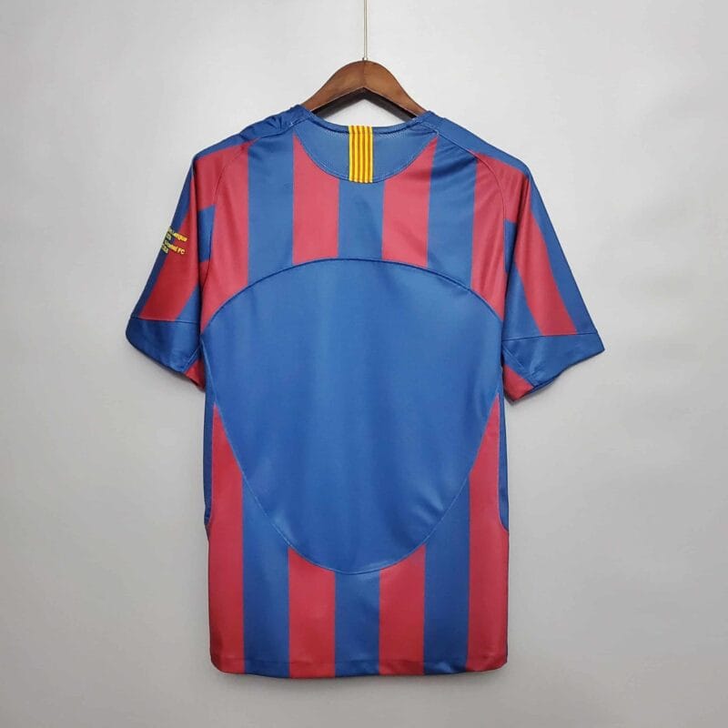 Maglia Barcellona 2006 UEFA Champions League Home dettaglio posteriore