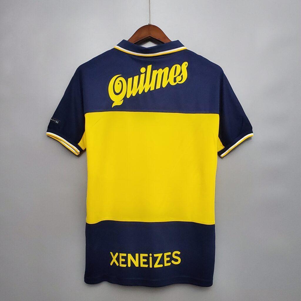 Maglia Boca juniors vintage 1999 3 maglia Boca juniors 1999 home vintage Nike dettaglio Quilmes Xeinezes