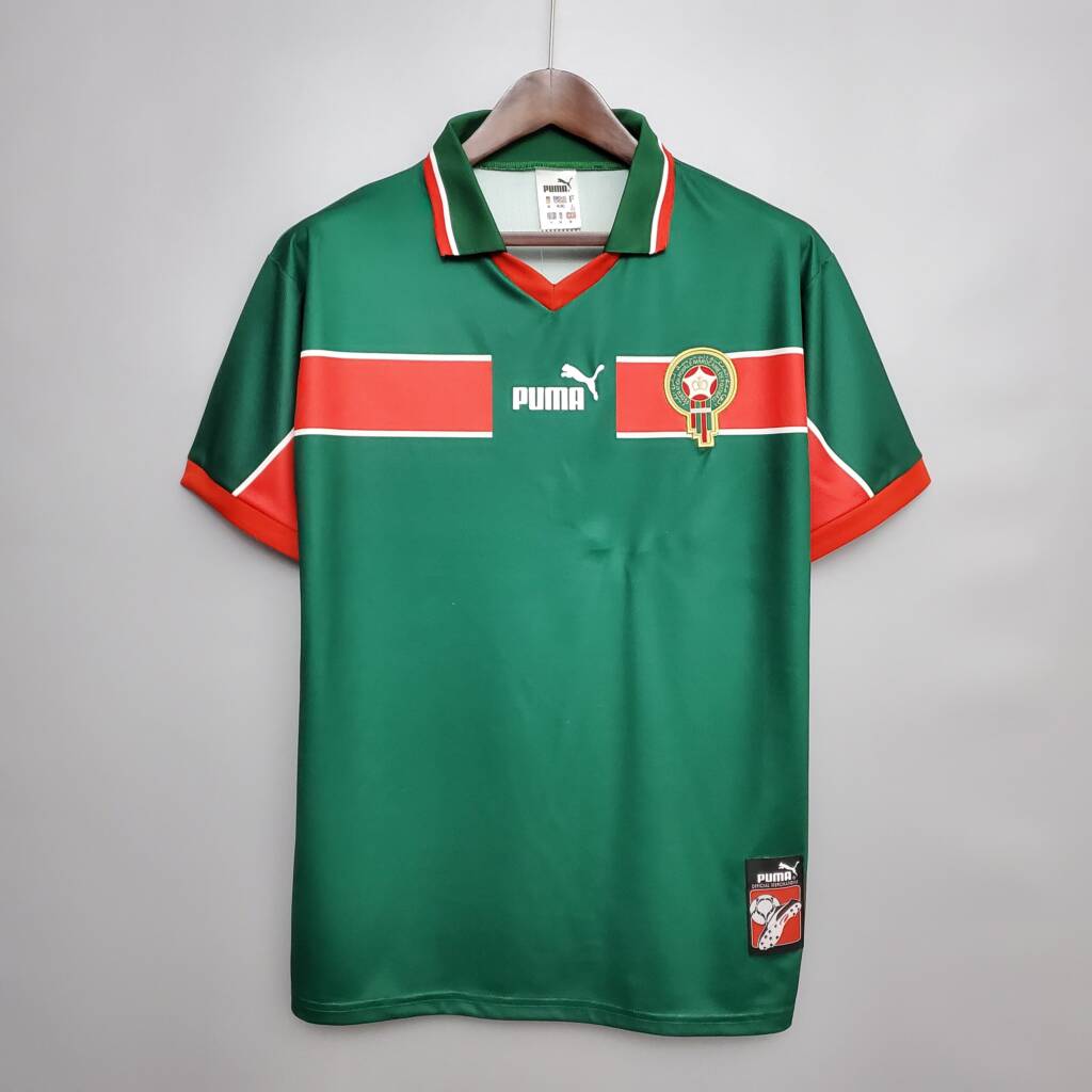 Maglia Marocco 98 Retro Home Vintage 1 Maglia Marocco 98 Retro Home Vintage