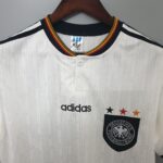 Maglia Germania 1996 home retro dettaglio colletto adidas Maglia Germania 1996 home retro dettaglio colletto adidas