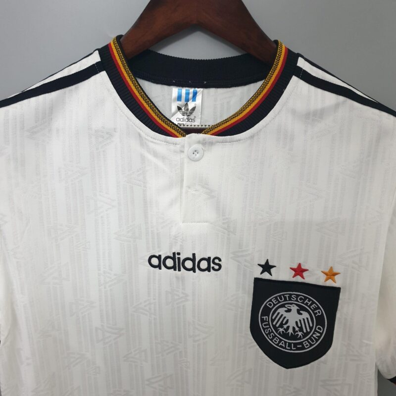 Maglia Germania 1996 home retro dettaglio colletto adidas