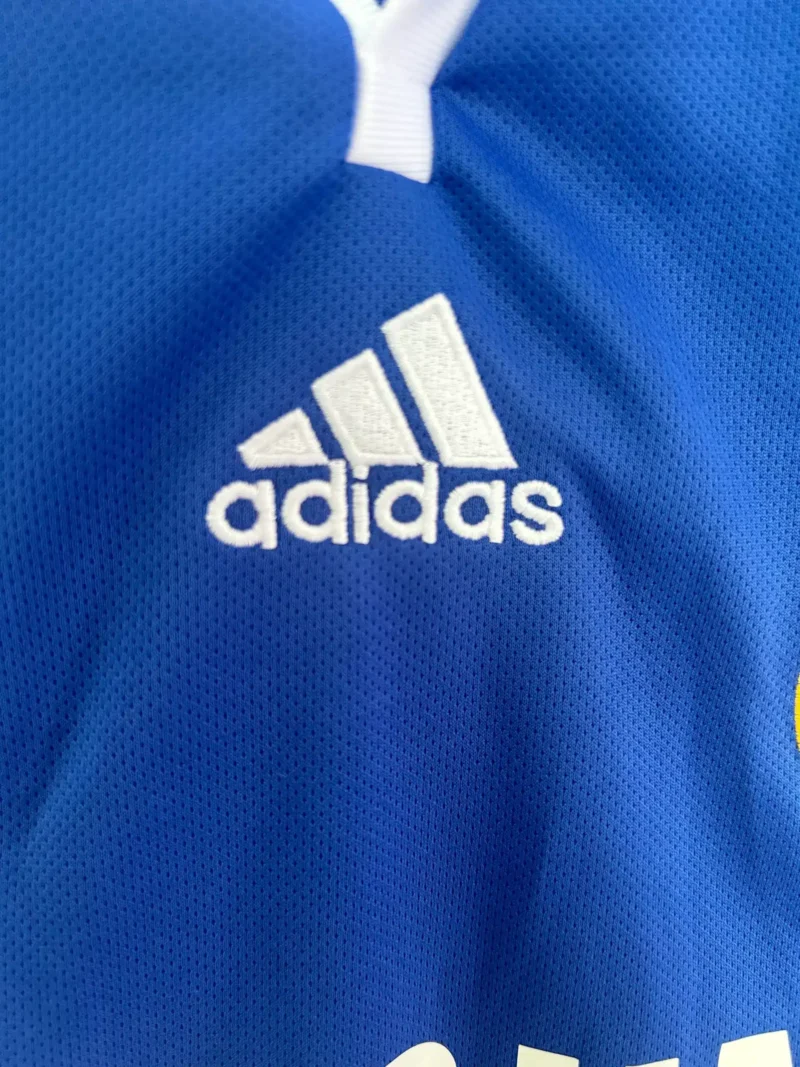Chelsea 07/08 dettaglio sponsor Adidas