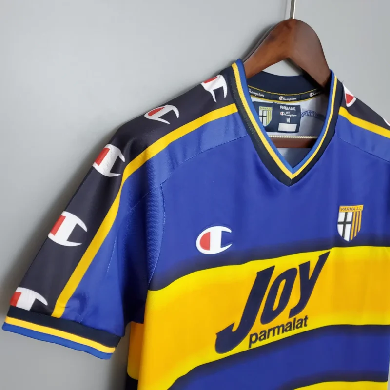 maglia Parma 2001/02 home Champion dettaglio laterale