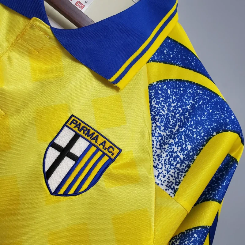maglia Parma 95/97 away dettaglio logo AC Parma