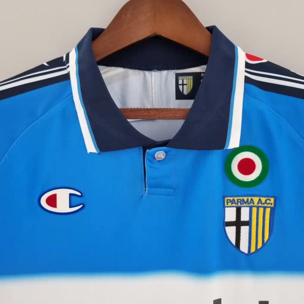 maglia Parma 99/00 third Champion dettaglio colletto