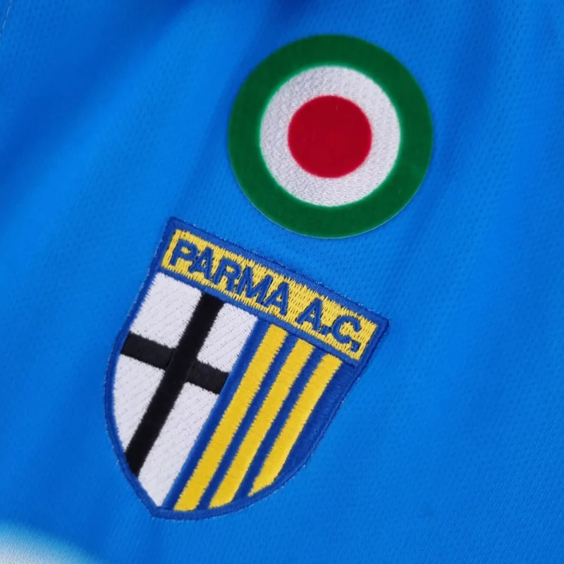 maglia-Parma-99-00-third dettaglio logo Ac Parma