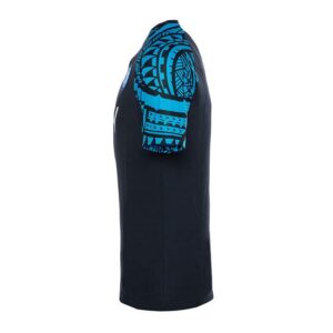 maglia allenamento Napoli 23/24 blu deep youth dettaglio laterale