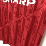 Manchester United 1992-1994 home sharp sponsor