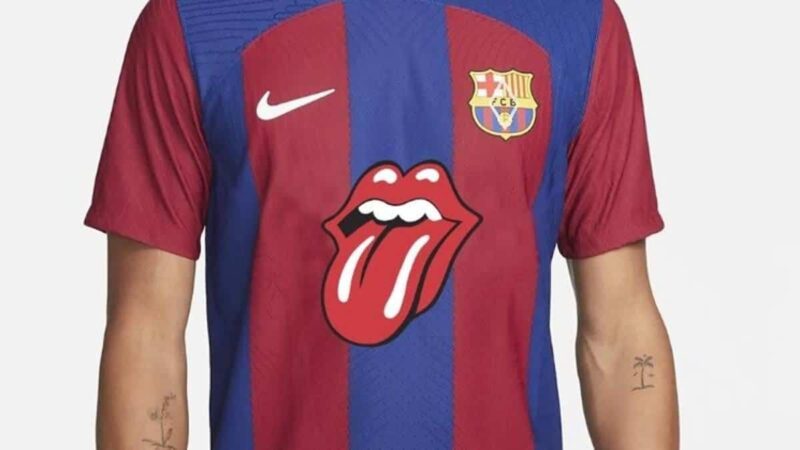 maglia barcellona Rolling Stones