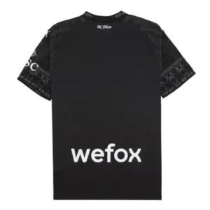 maglia Milan nera Pleasure Dark dettaglio posteriore