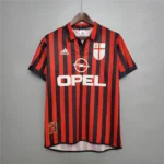 Le Più Belle Maglie da Calcio degli Anni '90 Maglia Milan Centenario 1999 Home