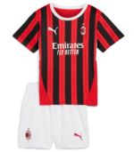 Completino Milan bambino 24/25 Home kit frontale