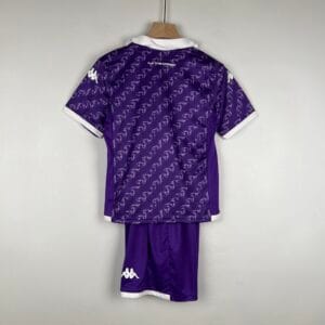 Completino Fiorentina bambino 23-24 Home posteriore