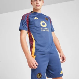 Completino Roma bambino third 2024/25 indossato da modello