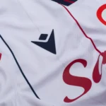 Maglia Bologna away 2025/26 logo Macron
