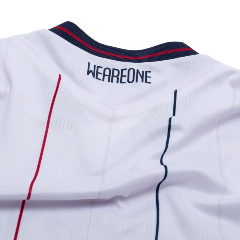Maglia Bologna away 2025/26 dettaglio colletto WEAREONE