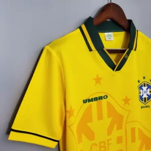Maglia Brasile 1994 Home Vittoria Mondiali dettaglio laterale