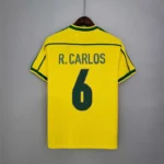 Maglia Brasile 1998 Home Roberto Carlos