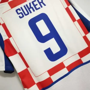 Maglia Croazia 2002 Home personalizzata giocatore Suker