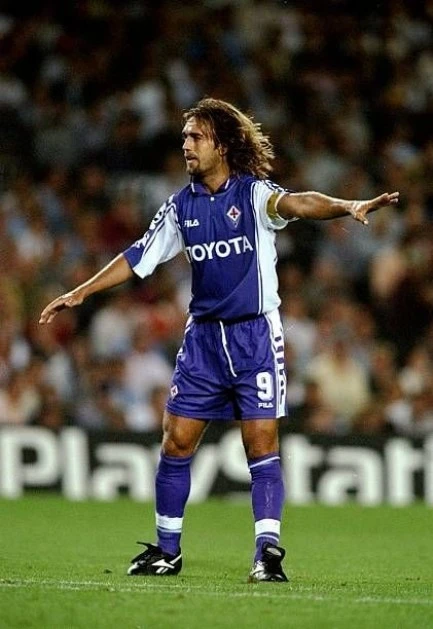 Maglia Fiorentina 1999/2000 vintage fila indossata da Batistuta