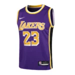 Maglia LeBron James Los Angeles Lakers Viola replica NBA