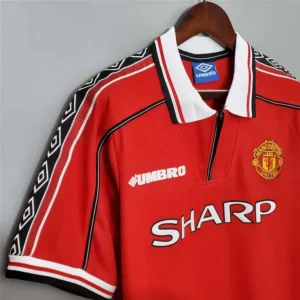 Maglia Manchester United Beckham 98-99 home sponsor Sharp