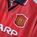 Maglia Manchester United 94-95 Home Cantona Manutd logo