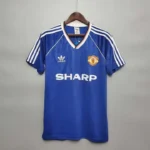 Maglia Manchester United vintage Away Blue 88/89