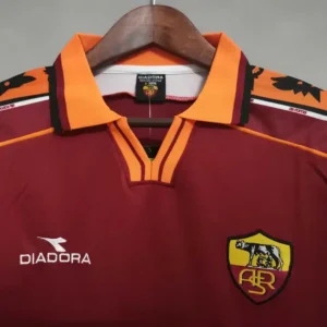 Maglia Roma 98-99 home colletto Diadora