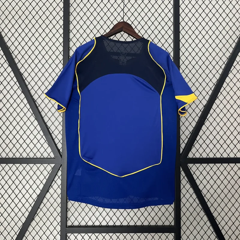 Maglia Juventus 2004/05 Away blu Nike dettaglio posteriore