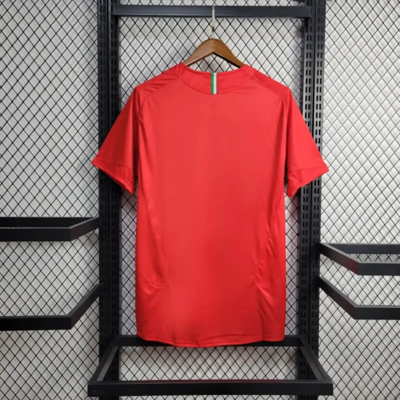 Maglia Juventus 2005/06 Away rossa Nike dettaglio posteriore