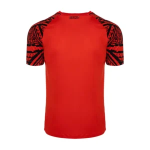 Maglia Napoli allenamento rossa 23/24 training dettaglio posteriore