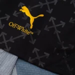 Pantaloncini Milan X Off-White 2025 quarta divisa Authentic EDIZIONE LIMITATA dettaglio logo Puma