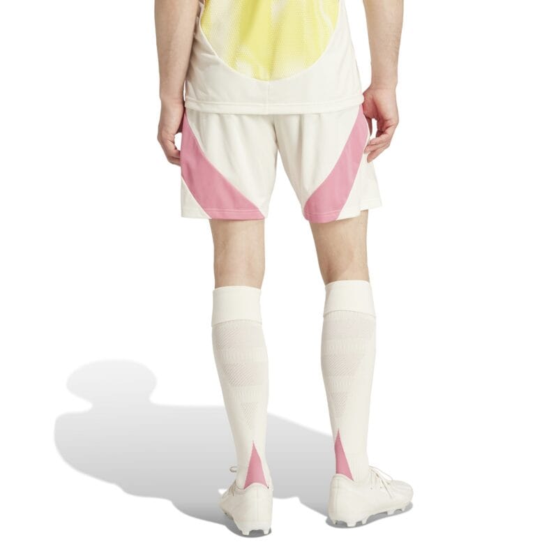 Pantaloncini Juventus Away 2024 25 bianchi Adidas dettaglio posteriore