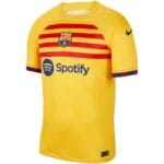 Quarta-maglia-Barcellona-2022-23-gialla-Nike Quarta maglia Barcellona 2022/23 Nike gialla