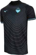 Terza_Maglia_Lazio_nera_2024-2025_Mizuno_side Terza Maglia Lazio nera 2024/2025 Mizuno dettaglio laterale