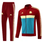 Tuta Roma ritirata 2024-2025 Adidas celeste 3 Tuta Roma ritirata 2024/2025 Adidas celeste laterale