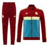 Tuta Roma ritirata 2024-2025 Adidas celeste 4 Tuta Roma ritirata 2024/2025 Adidas celeste frontale