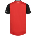 castore-maglia-casa-a-maniche-corte-bayer-leverkusen-2024-25-replica-2 maglia Bayer Leverkusen 2024-25 Home Castore dettaglio posteriore