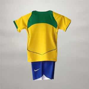 Home 111 Completo Brasile bambino 2004 Home dettaglio posteriore