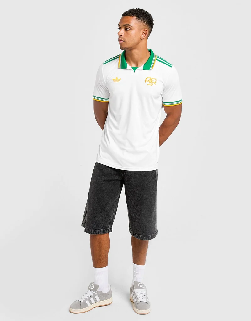 maglia As Roma 2025/26 third 3 maglia As Roma 2025/26 third indossata da modello dettaglio frontale