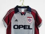 maglia Bayern Monaco vintage 98/99 Adidas dettaglio sponsor Opel