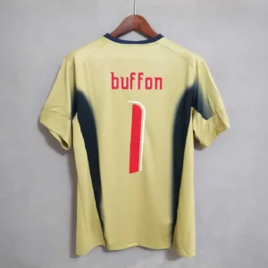maglia Buffon 2006 Italia Portiere mondiali oro dettaglio posteriore