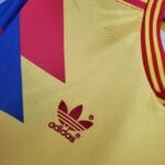 dettaglio logo Adidas maglia Colombia 1990 vintage