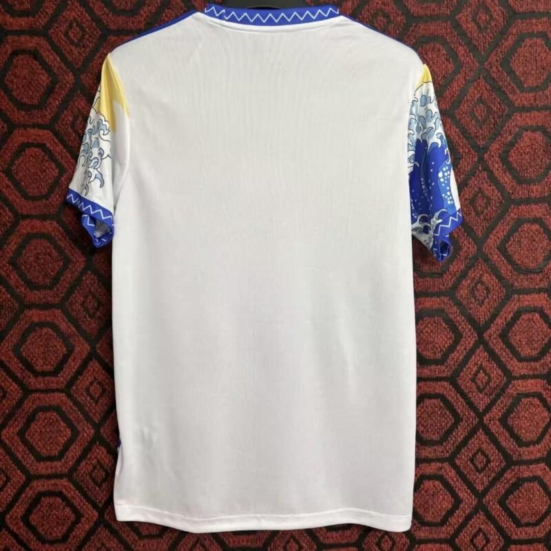 maglia Giappone edizione limitata gialla la grande Onda dettaglio posteriore