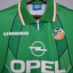 maglia Irlanda vintage 1996-98 Home Umbro dettaglio posteriore dettaglio 2
